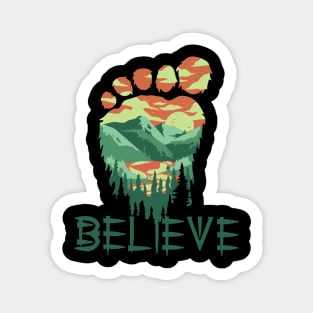 I believe in Bigfoot Sticker